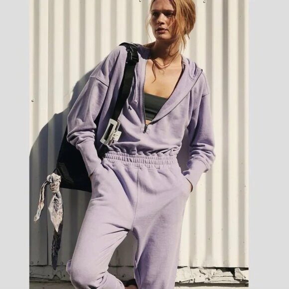 FREE PEOPLE MOVEMENT training day jumpsuit blue one piece lounge athleisure XS - Picture 3 of 14